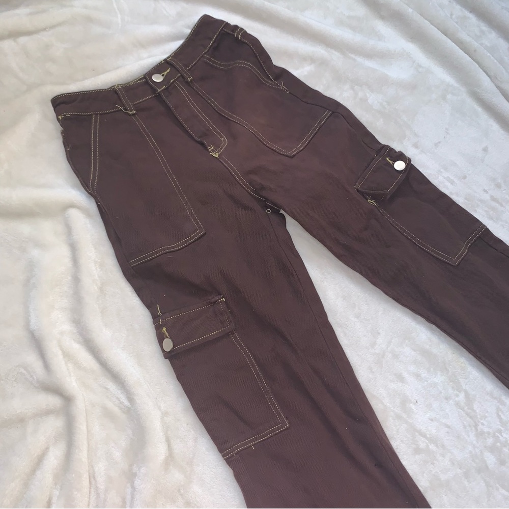 Brown cargo pants